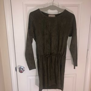 Gray/Brown Dress  (Small)